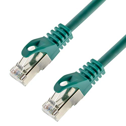 Netzwerkkabel S/FTP PIMF Cat. 7 30 Meter grün Patchkabel Gigabit Ethernet LAN DSL CAT7 Kabel