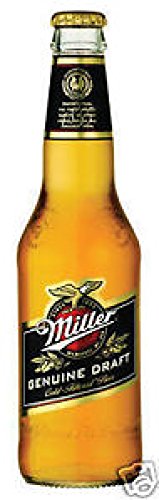 12 Flaschen Miller Genuine Draft a 0,33L inc. 3.00€ EINWEG Pfand Beer Glas