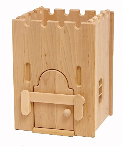 Drewart 932-1100 Gefängnis Ritterburg aus Holz, nachhaltiges Holzspielzeug ...