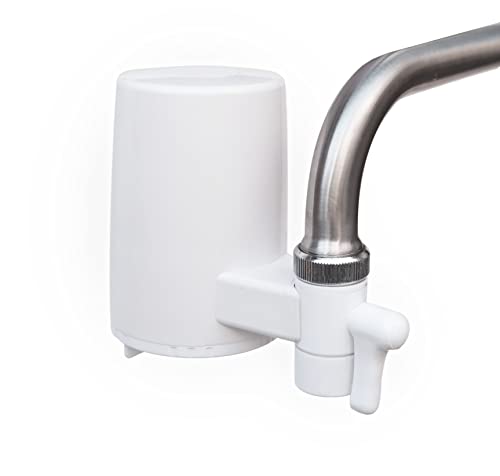 TAPP Water Tapp 1 - Wasserfilter Für Den Wasserhahn (Reduziert Chlorgehalt, Pestizide, Schwermetalle), Weiß, Chrome, 1500 Liter