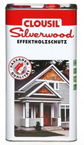CLOUsil Silberlook Effektholzschutz nussbaum classic 2,5 L