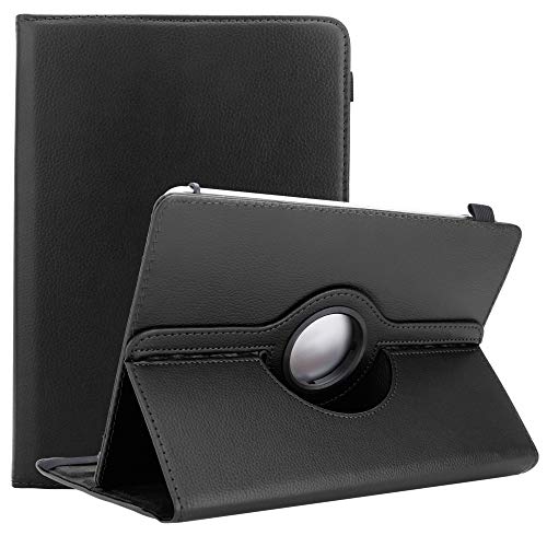Cadorabo Hülle kompatibel mit Lenovo Tab M7 (7 Zoll) Tablethülle 360 Design aus Premium Kunst Leder Flip Klappbare Stoßfeste Magnetische Cover Hülle für Lenovo Tab M7 (7 Zoll) Tasche in Schwarz