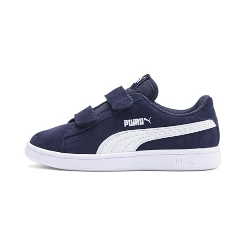 Puma Puma Smash v2 SD V PS, Unisex-Kinder Sneakers, Blau (Peacoat-Puma White), 28 EU (10 UK)