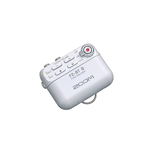 Zoom – F2-BT/W – 32-bit Recorder mit Bluetooth – inkl. Lavalier-Mikrofon – Weiß