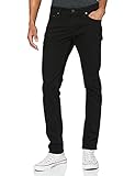 JACK & JONES Jeans Slim Fit Stretch Low Rise Hose mit Knöpfen und Reißverschluss JJIGLENN JJFELIX, Farben:Schwarz,Größe Jeans:W29 L34,Z - Länge L30/32/34/36/38:L34