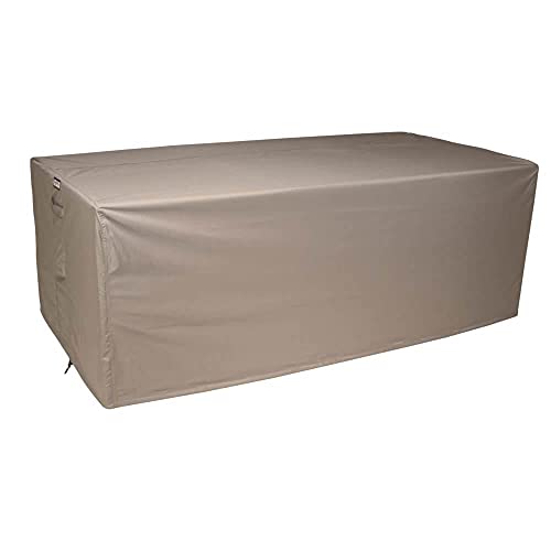 Raffles Covers Lounge Bank Abdeckung - 190 x 100 H: 75 cm - RLB190straight - Wasserdicht | Solution Dyed | UV-beständig | Elastischer Kordelzug | Lüftungsschlitze