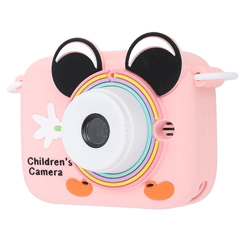 BusoTh Kinderkamera-Spielzeug, Cartoon-Mini-Kleinkind-Digitalkamera mit HD-Objektiv, 2,4-Zoll-Bildschirm, Videoaufzeichnung, Fotokamera, (PINK)