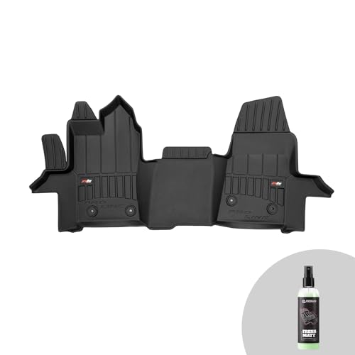 ProLine 3D 1er-Set von Exklusiven Auto Fußmatten für Ford Transit VI ab 2019 | Langlebiges TPE-Material | Die höchsten Kanten