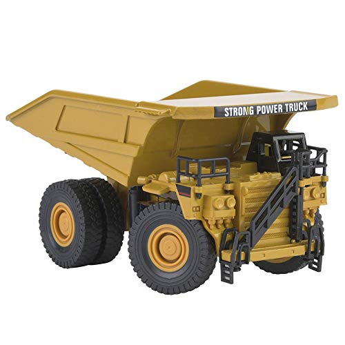 Dilwe Baustelle Spielset Fahrzeug, Sammlermodell Fahrzeuge Statisch, Alloy Mining Dump Fahrzeug LKW Spielzeug für Kinder & Kinder