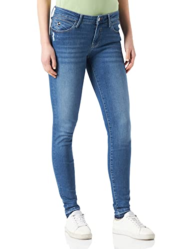 Mavi Damen Adriana Skinny Jeans, Blau (Ink Sporty 29969), W30/L30 (Herstellergröße: 30/30)