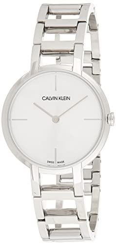 Calvin Klein Damen Analog Quarz Uhr mit Edelstahl Armband K8N23146
