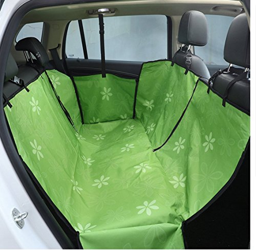 Yiyida Autositzabdeckung für Haustiere Sicherheitsgurt für haustier Autositze wasserfeste Sitzabdeckung mit rutschfester Unterseite, Sitzbefestigungselementen und Seitenklappen für Haustier Hund
