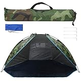 XINMYD Angelzelt, Outdoor-Schutzunterkunft Zelt Tragbare Tarnung Sonnenschirm Zwei-Personen-Campingzelt