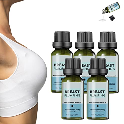 Enboost Breast Enhancement Serum, Breast Plumping Oil, Curvy Beauty Korean Bust Massage Oil, Natural Bust Firming Essential Oil, Enhancement Oil Bigger Bust Firming Lifting (5PCS)