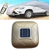 QiHhhh Autoabdeckung mit Solarpanel, automatische Autoabdeckung mit Fernbedienung, UV-Schutz bei Regensonne, Universal Fit für Limousine