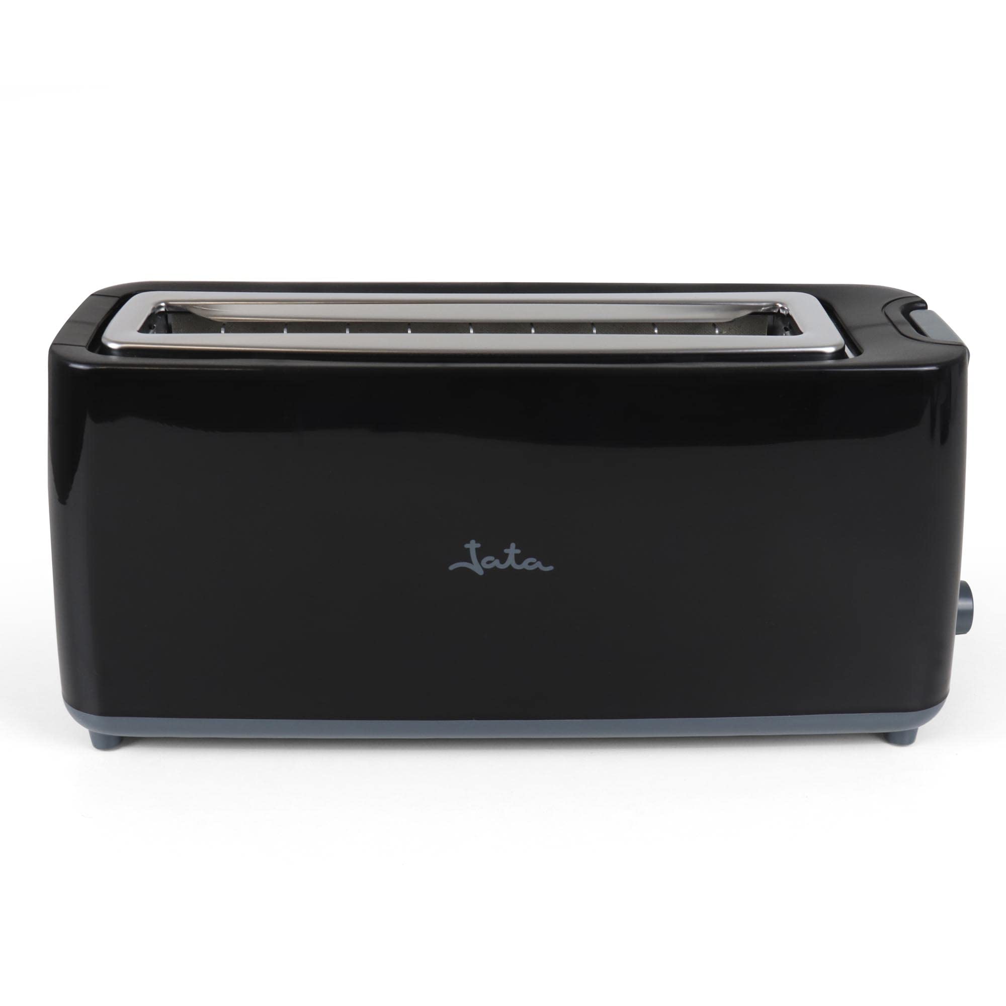 JATA JETT1579 Weithals-Toaster (40 mm) für alle Brotarten, automatische Brotzentrierung, elektronische Toastwahl, 6 Positionen, Auftau- und Warmhaltefunktion