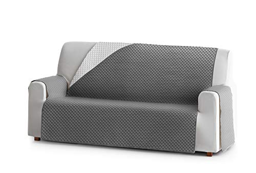 Eysa Oslo Protect wasserdichte und atmungsaktive Sofa überwurf, 100% Polyester, grau, 110 cm