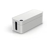 Durable Kabelbox Cavoline Box L (für 5-fach Steckdosenleiste, mit Gummifüßen, 406 x 139 x 156 mm (B x H x T)) hellgrau, 503010