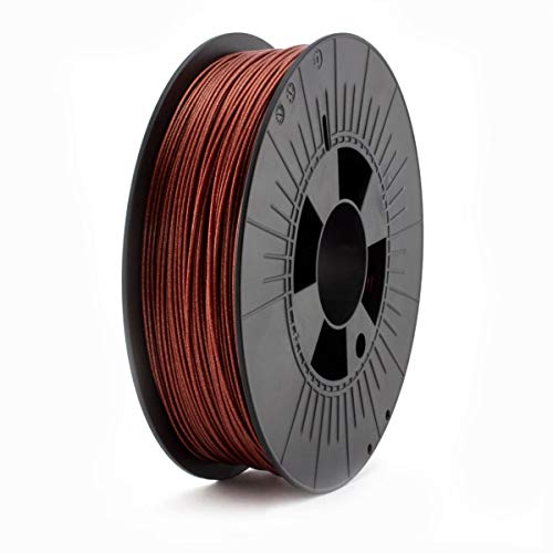 ICE FILAMENTS, PLA Filament, 1.75 mm, 0,75 kg, Metallic Daring Darkred