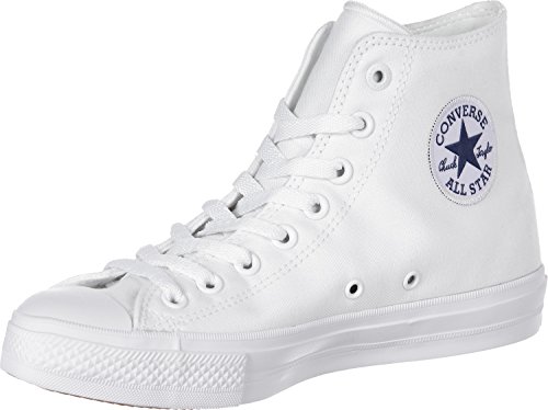 Converse Unisex Sneakers Chuck Taylor All Star II C150148 High-Top, White White Navy, 36 EU