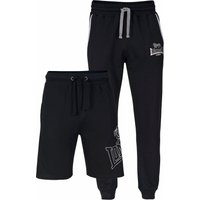 Lonsdale London Herren GIFFORDLAND Jogginghose + Shorts, Black, L