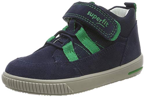 Superfit Baby Jungen MOPPY Sneaker, Blau (Blau/Grün 80), 20 EU