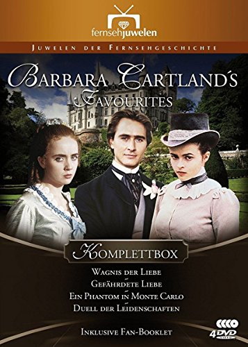 Barbara Cartland's Favourites Komplettbox (Wagnis der Liebe / Gefährdete Liebe / Ein Phantom in Monte Carlo / Duell der Leidenschaften) [4 DVDs]