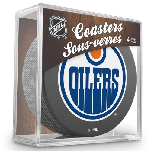 Sher-Wood Edmonton Oilers NHL Eishockey Puck Untersetzer (4er Set)