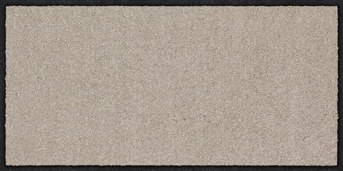 Salonloewe Fußmatte 030x060 cm Sand Fußabtreter, innen, außen, Schmutzfangmatte, Sauberlauf-Teppich