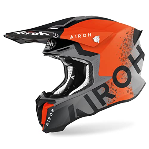 Airoh Helm Twist 2.0 BIT ORANGE MATT XS