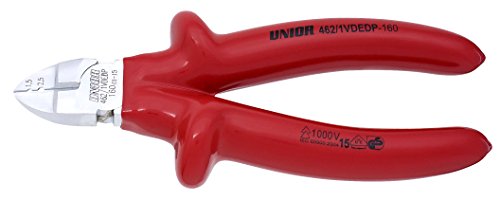 Unior 462/1VDEDP 624061 Multifunktions-Diagonalseitenschneider, 160 mm, Schwarz