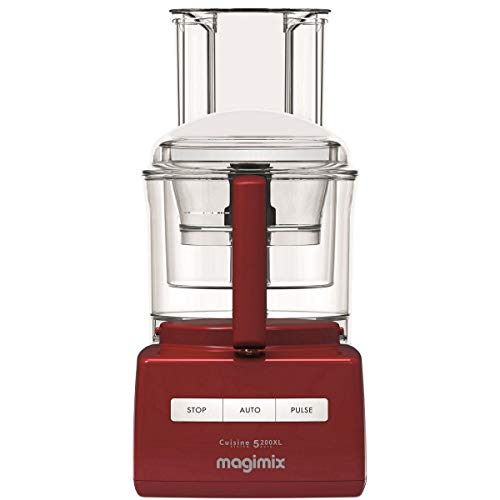 Magimix 148403 CS 5200 XL Küchenmaschine Premium, rot