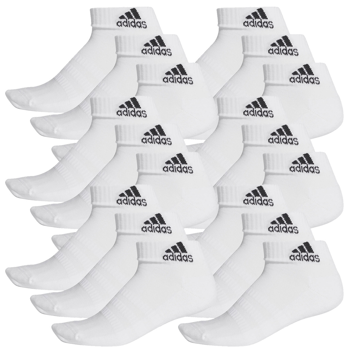 adidas Ankle / Quarter Socken Unisex Kurzsocke Knöchelsocke 18 Paar