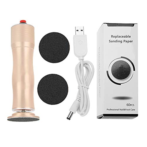 SunshineFace Elektrischer Hornhautentferner, USB-Aufladung, stilvolle und langlebige Füße, elektronischer Hornhaut-Rasierer, um 360 Grad drehbar, Pediküre-Pflegewerkzeug