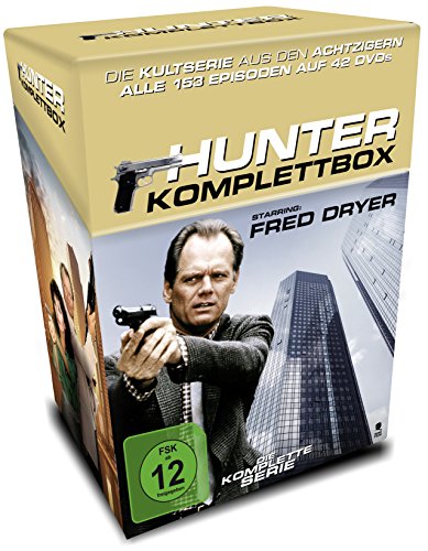 Hunter - Gnadenlose Jagd - Die Komplettbox mit allen 153 Folgen auf 42 DVDs (Cigarette Box mit Episodenguide und Sammelkarten, Limited Edition)