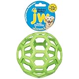 JW (6 Pack) Pet HOLEE Roller Ball Dog Chew Treat Fetch Bouncy Toy Large 6.5 inch