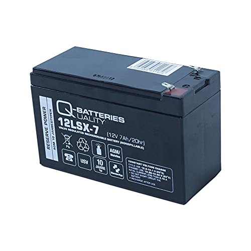 Q-Batteries 12LSX-7 12V 7Ah Blei-Vlies-Akku/AGM 10 Jahre