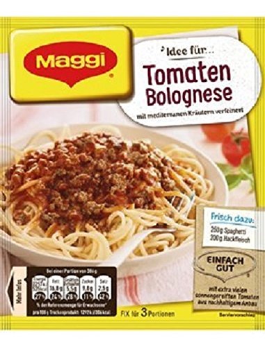 Maggi Fix & Frisch Tomaten Bolognese, 27 er Pack (27 x 43 g)