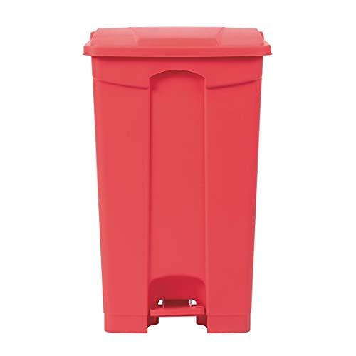 Jantex dc712 Küche Treteimer, 87 l, rot