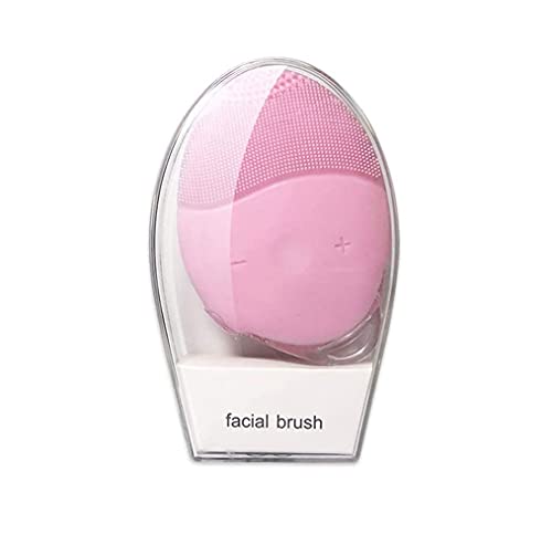 SMSOM SONIC FACIAL-Reinigungsbürste ((15 einstellbare Geschwindigkeiten), Silikon-Flächenbürste mit Massage hilft, Poren und Einfuhr zu öffnen, Gesichtswäscherbürste zum Tiefenreinigung, Peeling