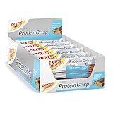 Dextro Energy Eiweißriegel Karamell-Cookie | 24 x 50g Crispy Protein Riegel | Ideale Protein Bar und Energieriegel | Protein Cookie Alternative