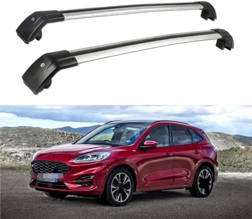 2 Stück Auto Querträger Dachträger für Ford Escape SUV 2019 2020, Auto Aluminium Dachträger Gepäckträger Gepäckträgerstange Dachbügel