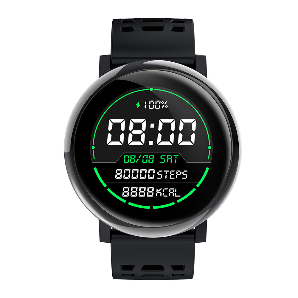 Bakeey G30 24h Herzfrequenz-Blutdruck-O2-Monitor 1,3 Zoll IPS Voll-Touchscreen Bluetooth Musik Wetter Push Smart Watch