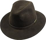 rollbarer Hut in 3 Farben, Kopfgroesse: 58, Braun