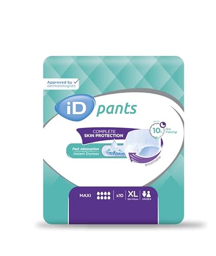 iD Pants Maxi Inkontinenzunterhose, Größe XL, 10 Stück