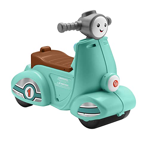 Fisher-Price HMV76 - Roller Aufsitzspielzeug für Kleinkinder mit Smart-Stages-Lerninhalt für Rollenspiele, mehrsprachige Version, Lernspielzeug, Babyspielzeg ab 12 Monaten