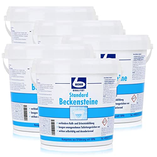 5x Dr. Becher Beckensteine standard für Urinale 30 stk.