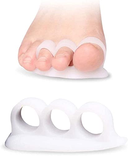 Pedimend Silicone Gel Ballenzeh Screen Protector with Fore Separator Silicone Gel Double Loop Toe Separator | Silicone Gel Balezeh Screen Protector | Toe Cap, corns/blisters | Unisex | Foot Care