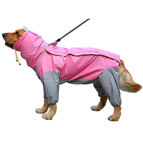 Haustier für kleine Hunde Regenbekleidung Overalls für große Hunde mit Kapuze Labrador Golden Retriever Regenmantel Overalls Hunde Regenmäntel