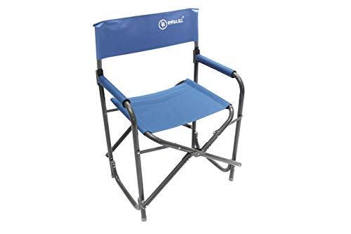 Homecall Camping-Klappstuhl aus Aluminium mit Rückenlehne - (Blau)